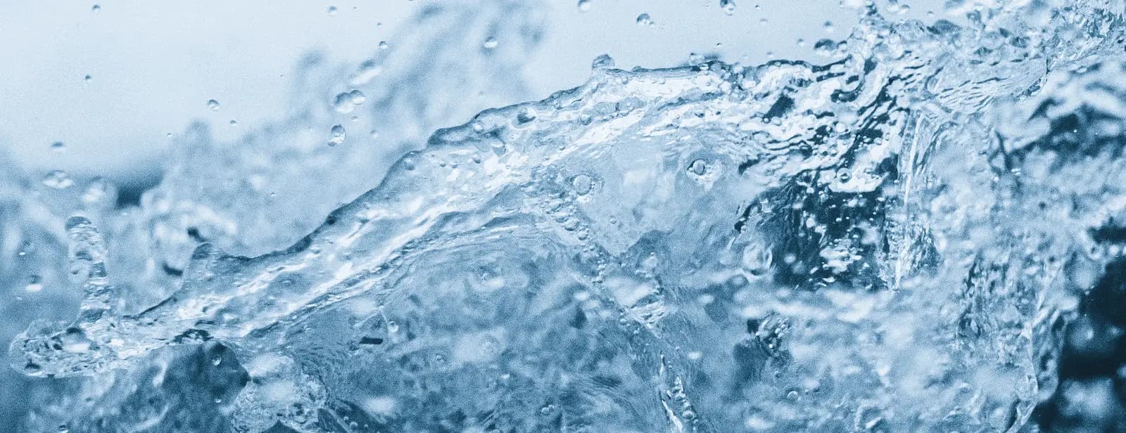 Moving water, photographed close